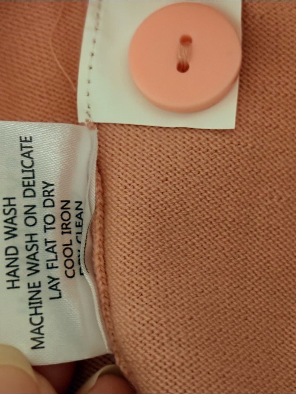 Woolx Women’s Pink Gia Button-Front Cardigan - Picture 5 of 7